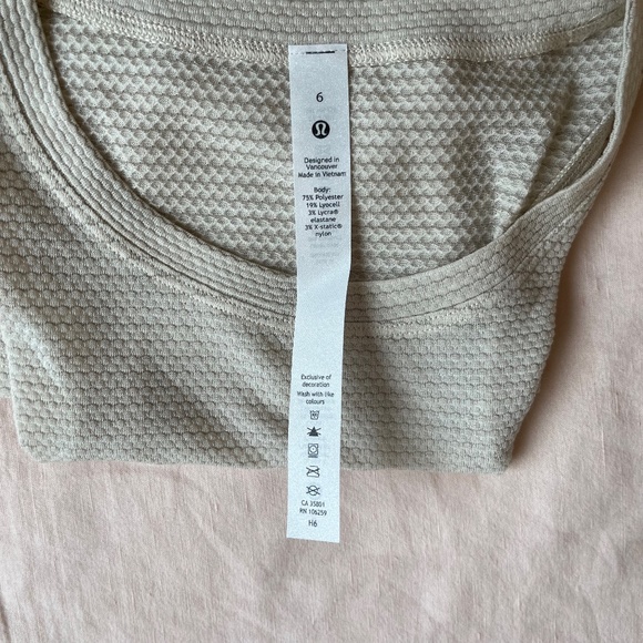 Lululemon⎜Run and Train Racerback Tank⎜Heathered White Opal - Picture 11 of 15